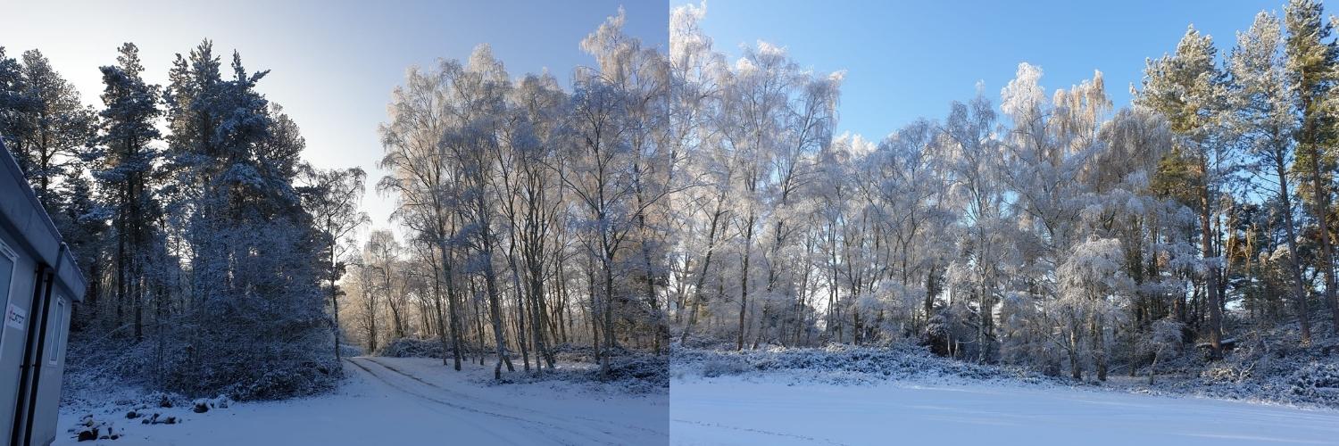 CAT HQ UTAC Millbrook Proving Ground Snow