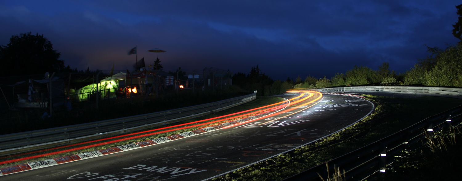 Nurburgring Circuit In The Dark