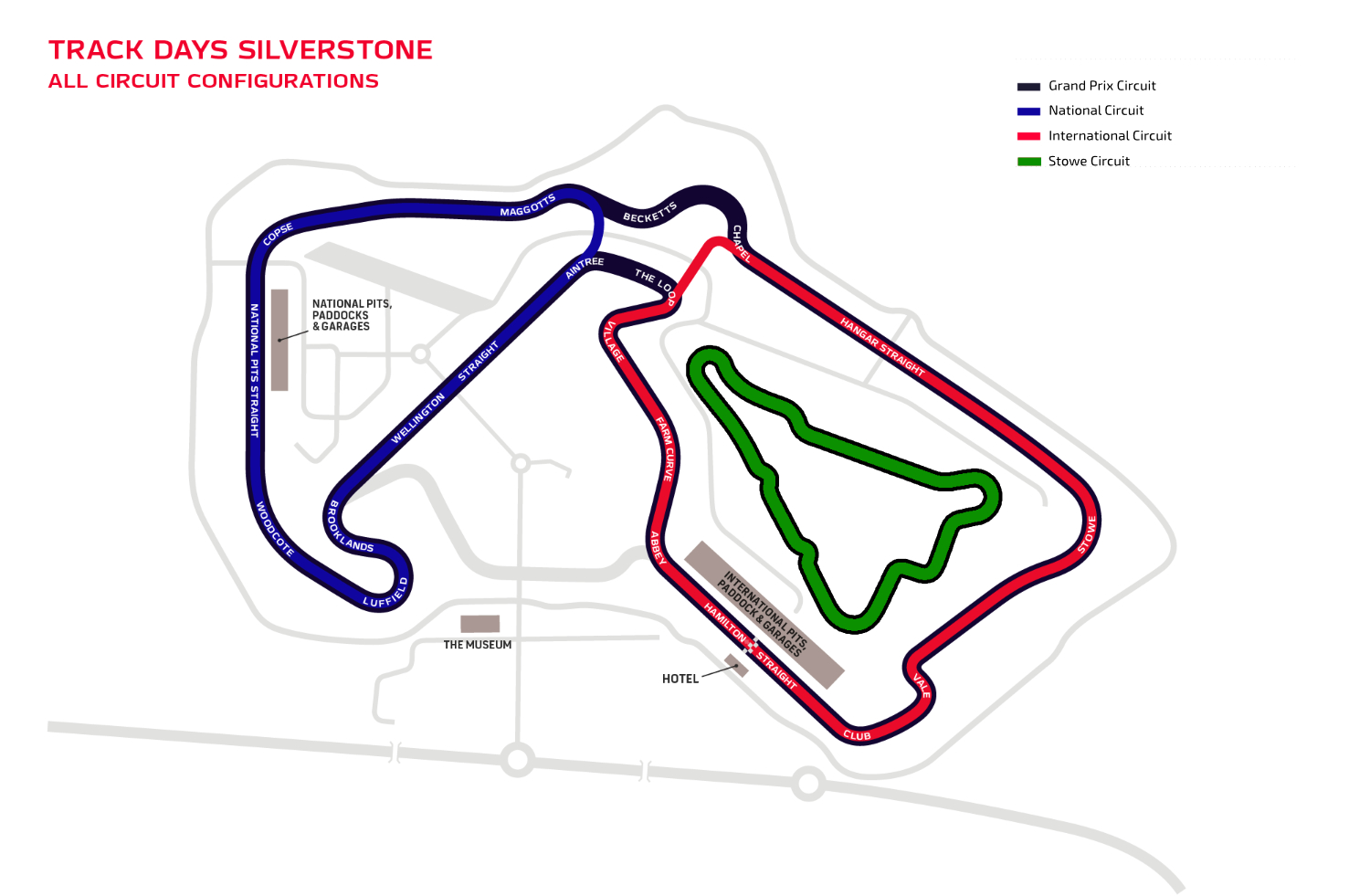 Silverstone Circuit Configurations