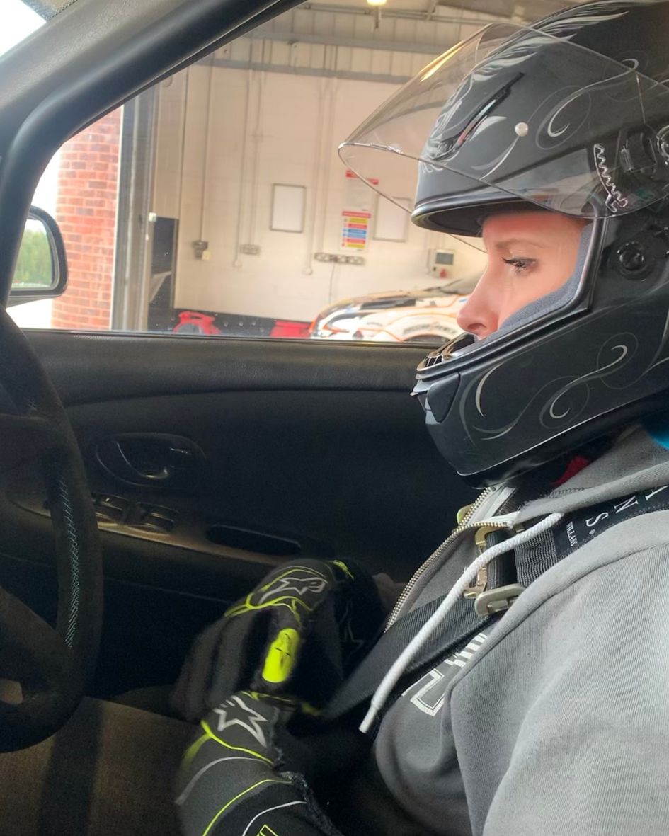 Women Racing Helmet Track Day
