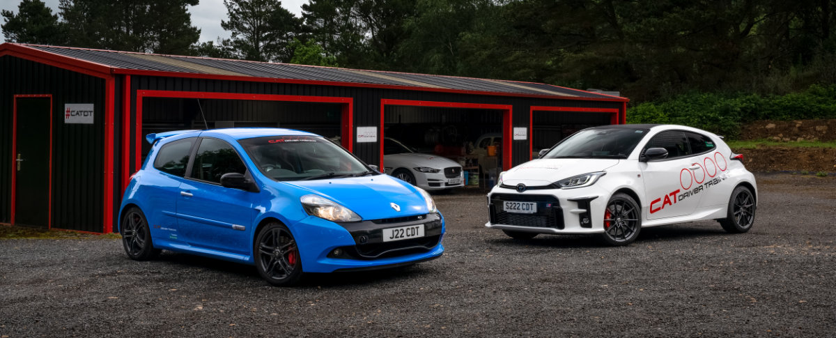 CAT's Facility At UTAC Priving Ground Clio And Yaris